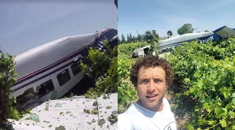 തകര്‍ന്നു വീഴുന്നതിന് മുമ്പ് വിമാനത്തിനുള്ളിലെ ദൃശ്യങ്ങളുമായി വീഡിയോ