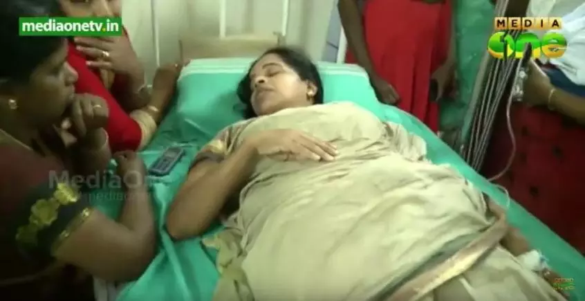 ആഹാരം കഴിക്കാൻ ബുദ്ധിമുട്ട്; മഹിജ ആശുപത്രിയില്‍ തുടരുന്നു