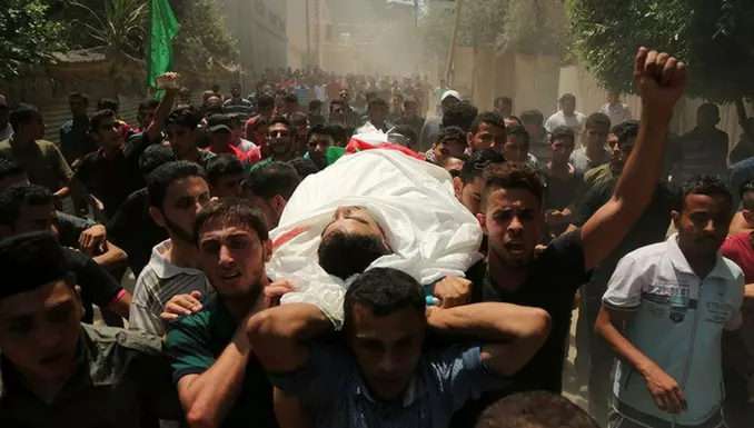 ഗസയില് ഫലസ്തീന്കാരുടെ പ്രതിഷേധത്തിന് നേരെ ഇസ്രയേല് വ്യോമാക്രമണം ഗസയില് ഫലസ്തീന്കാരുടെ പ്രതിഷേധത്തിന് നേരെ ഇസ്രയേല് വ്യോമാക്രമണം