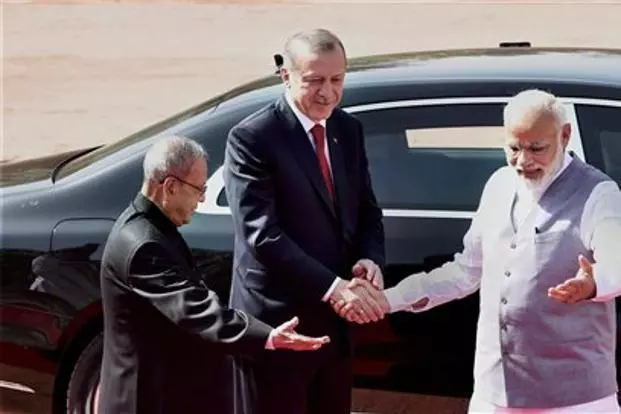 തുര്‍ക്കി - ഇന്ത്യ വ്യാപാര ഇടപാട് മെച്ചപ്പെടുത്താന്‍ ഉറുദുഗാന്‍