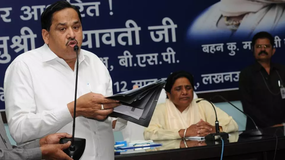 ബി.എസ്.പിയിലും അഴിമതി വിവാദം; മായാവതിക്കെതിരെ നസിമുദ്ദീന്‍ സിദ്ദീഖി