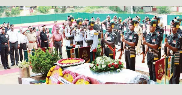 പുല്‍ഗാവ് തീപിടിത്തം: മലയാളി ജവാന്റെ മൃതദേഹം സംസ്‍കരിച്ചു