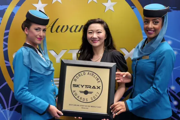 ഒമാന്‍ എയറിന് സ്കൈട്രാക്സ്​ വേൾഡ്​ എയർലൈൻ അവാർഡ്