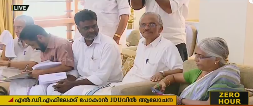 ജെഡിയു ഇടതുമുന്നണിയിലേക്കെന്ന് സൂചന