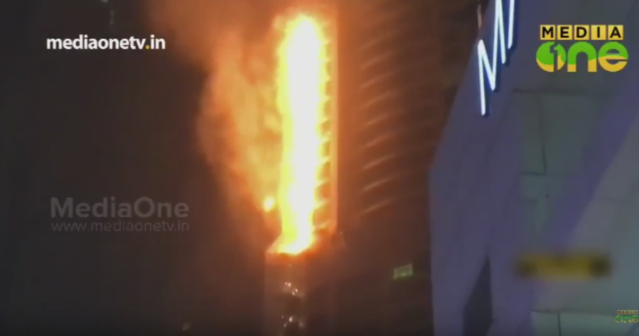 ദുബൈ മറീനയില്‍ വീണ്ടും തീപിടുത്തം