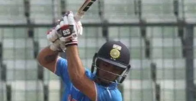 18 പന്തില് അര്ധശതകവുമായി അണ്ടര് -19 ലോകകപ്പില് ഇന്ത്യന് വെടിക്കെട്ട് 18 പന്തില് അര്ധശതകവുമായി അണ്ടര് -19 ലോകകപ്പില് ഇന്ത്യന് വെടിക്കെട്ട്