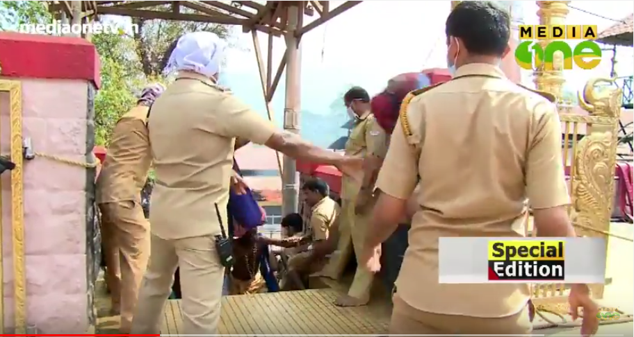 വിശ്രമമില്ലാത്ത ജോലിയുമായി പതിനെട്ടാം പടിയിലെ പൊലീസ് അയ്യപ്പന്‍മാര്‍