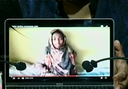 അച്ഛന്‍ ഉപദ്രവിക്കുന്നു; കൊല്ലപ്പെട്ടേക്കുമെന്ന ഭയവുമായി ഹാദിയയുടെ വീഡിയോ