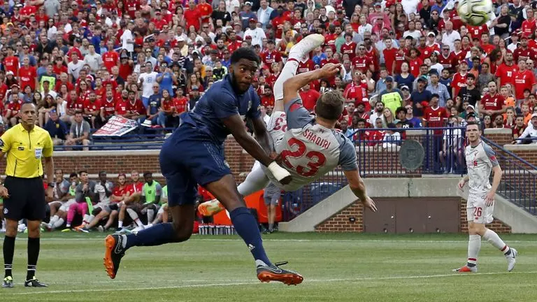 ലിവര്‍പൂളില്‍ തകര്‍പ്പന്‍ ബൈസിക്കിള്‍ കിക്ക് ഗോളുമായി ഷാക്കിരി 