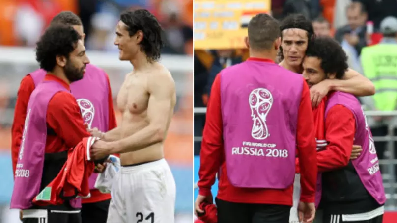 സലായുടെ ജേഴ്സി വാങ്ങിയതിന്റെ കാരണം വെളിപ്പെടുത്തി കവാനി സലായുടെ ജേഴ്സി വാങ്ങിയതിന്റെ കാരണം വെളിപ്പെടുത്തി കവാനി