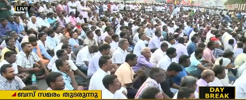 തമിഴ്നാട്ടില്‍ ബസ് സമരം എട്ടാം ദിവസവും തുടരുന്നു
