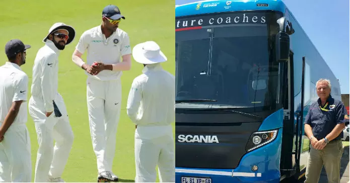 താരങ്ങളുടെ മാന്യത കണ്ട് ടീം ഇന്ത്യയുടെ ഫാനായി മാറിയ ദക്ഷിണാഫ്രിക്കന് ടീമിന്റെ ഡ്രൈവര് താരങ്ങളുടെ മാന്യത കണ്ട് ടീം ഇന്ത്യയുടെ ഫാനായി മാറിയ ദക്ഷിണാഫ്രിക്കന് ടീമിന്റെ ഡ്രൈവര്