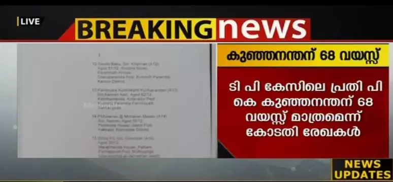 കുഞ്ഞനന്തന് പ്രായം 68; ടിപി വധക്കേസില്‍ മോചിപ്പിക്കാനുള്ള നീക്കം വ്യവസ്ഥകള്‍ ലംഘിച്ച്