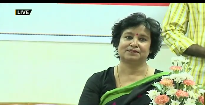 ഹിന്ദു തീവ്രവാദം വളരുന്നത് ആശങ്കപ്പെടുത്തുന്നതാണെന്ന് തസ്ലീമ നസ്റിന്‍