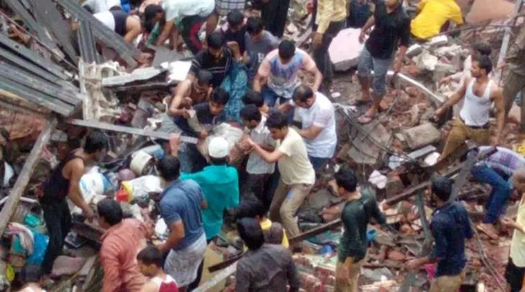 മഹാരാഷ്ട്രയില്‍ കെട്ടിടം തകര്‍ന്ന് 8 മരണം