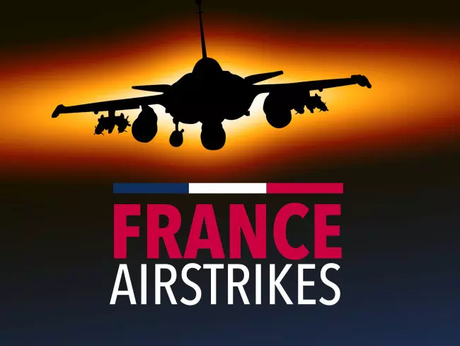 ഐ.എസിന്റെ ആയുധ സംഭരണകേന്ദ്രത്തില്‍ ഫ്രാന്‍സിന്റെ ആക്രമണം