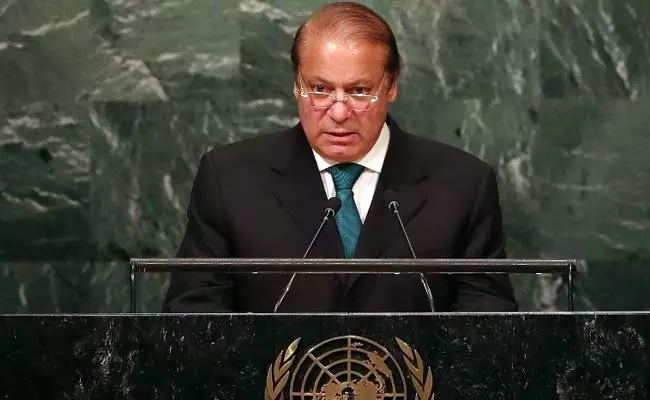 കശ്മീര്‍ പ്രശ്നം പരിഹരിക്കാതെ സമാധാനം അസാധ്യം: യുഎന്നില്‍ ഇന്ത്യക്കെതിരെ നവാസ് ശെരീഫ്