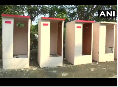 തെര്‍മോകോള്‍ കൊണ്ടുള്ള ടോയ്‍ലറ്റുമായി പൂനെ സ്വദേശി