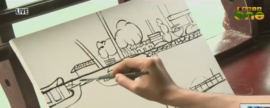 കായലോളങ്ങളിലൂടെ നിറക്കൂട്ടൊരുക്കി ഒരു കൂട്ടം കലാകാരന്‍മാര്‍