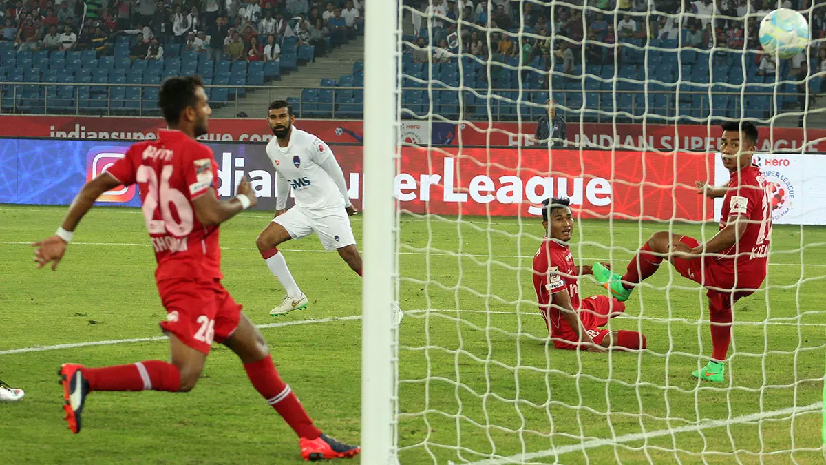 നോര്‍ത്ത് ഈസ്റ്റ് യുണൈറ്റഡിനെ സമനിലയില്‍ കുരുക്കി ഡല്‍ഹി