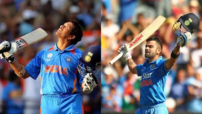 സച്ചിനും കൊഹ്ലിയും തമ്മിലുള്ള അഞ്ച് സാമ്യങ്ങള് സച്ചിനും കൊഹ്ലിയും തമ്മിലുള്ള അഞ്ച് സാമ്യങ്ങള്