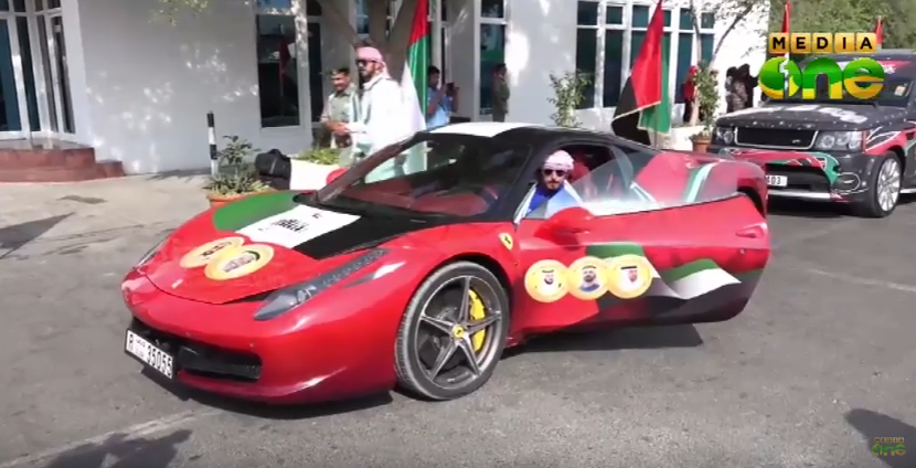 യുഎഇ ദേശീയ ദിനാഘോഷ പരേഡില്‍ മലയാളി യുവാവ് താരമായി