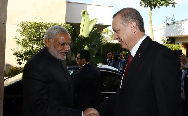 സഹകരണ സാധ്യത തുറന്നിട്ട് തുര്‍ക്കി പ്രസിഡന്‍റ് ഉര്‍ദുഗാന്റെ  ഇന്ത്യാസന്ദര്‍ശനം