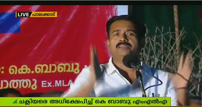 ഗോവിന്ദാപുരത്തെ ദളിതര്‍ വീടുപേക്ഷിച്ച് ക്ഷേത്രത്തില്‍ കഴിയുന്നത് മദ്യപിക്കാനെന്ന് എംഎല്‍എ