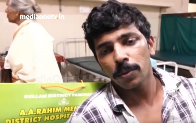 ഡ്യൂട്ടികഴിഞ്ഞ് പോകുകയായിരുന്ന പൊലീസുകാരന് എസ്എഫ്ഐക്കാരുടെ മര്‍ദ്ദനം