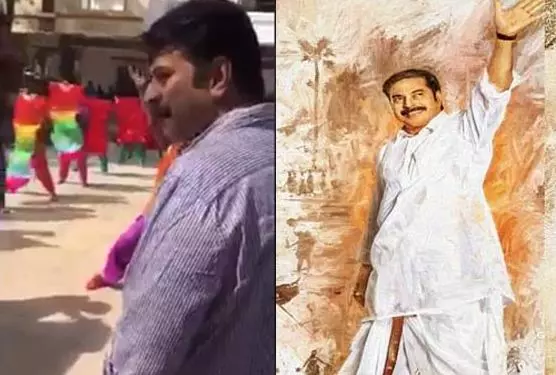 വൈഎസ്ആറാവാന് മമ്മൂട്ടി ഹൈദരാബാദില്; വന് വരവേല്പ്പ് വൈഎസ്ആറാവാന് മമ്മൂട്ടി ഹൈദരാബാദില്; വന് വരവേല്പ്പ്