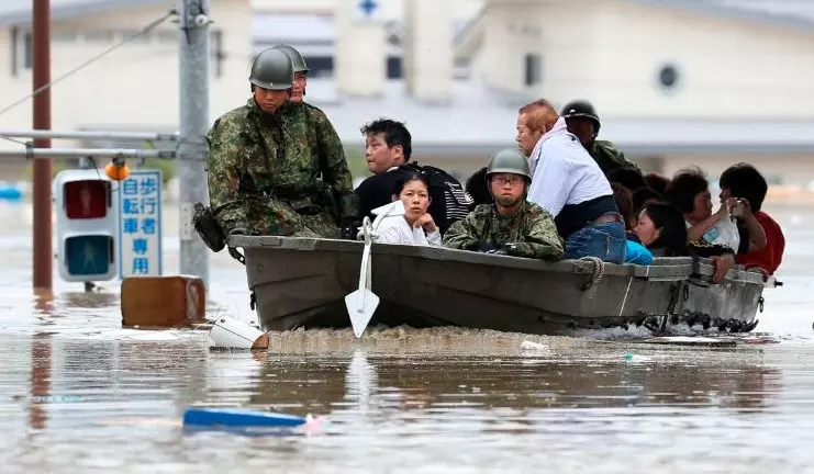 ജപ്പാനില്‍ നാശം വിതച്ച് കനത്തമഴ; വെള്ളപ്പൊക്കത്തിലും മണ്ണിടിച്ചിലിലും മരിച്ചവരുടെ എണ്ണം 85 ആയി