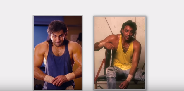 രണ്‍ബീര്‍ സഞ്ജയ് ദത്തായത് ഇങ്ങിനെയാണ്; താരത്തിന്റെ അത്ഭുതകരമായ വേഷപ്പകര്‍ച്ച കാണാം