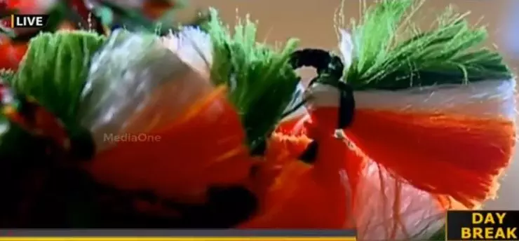 മൂവര്‍ണ രാഖിയുമായി കണ്ണൂരിലെ യൂത്ത് കോണ്‍ഗ്രസ്