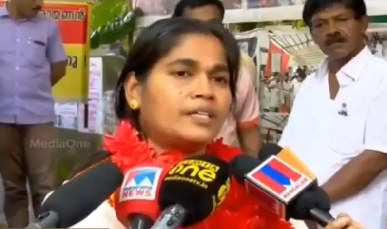 പ്രീത ഷാജി വീണ്ടും അനിശ്ചിതകാല നിരാഹാരം ആരംഭിച്ചു