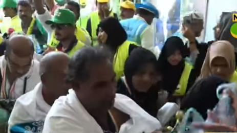 മലയാളി ഹാജിമാരുടെ ആദ്യ സംഘം ജിദ്ദയിലെത്തി