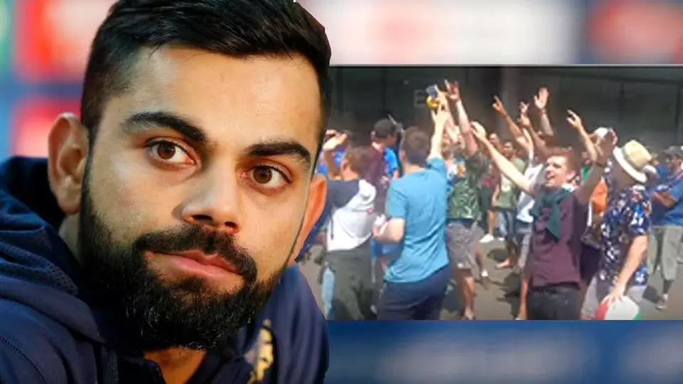 എവിടെപ്പോയ് നിങ്ങളെ കോഹ്‌ലി, ഇംഗ്ലണ്ട് ആരാധകരുടെ പരിഹാസം 