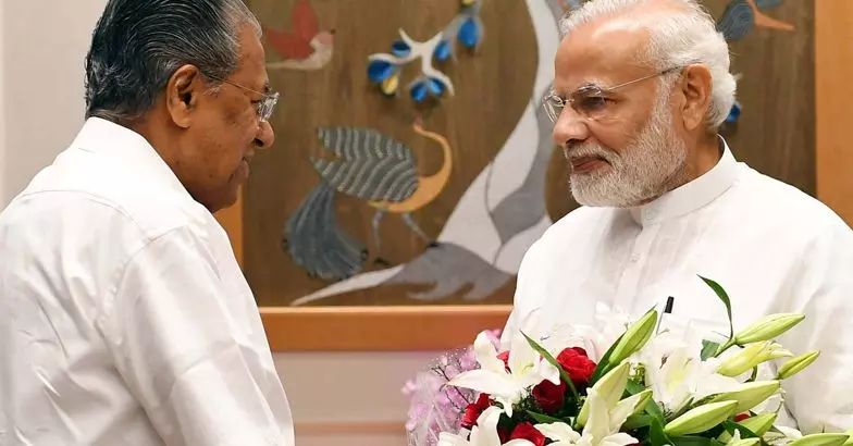 പ്രവാസികളില് നിന്ന് സഹായം സ്വീകരിക്കാം, വിദേശസഹായം സ്വീകരിക്കുന്നതിന് തടസ്സങ്ങളുണ്ടെന്ന് പിണറായിയോട് മോദി പ്രവാസികളില് നിന്ന് സഹായം സ്വീകരിക്കാം, വിദേശസഹായം സ്വീകരിക്കുന്നതിന് തടസ്സങ്ങളുണ്ടെന്ന് പിണറായിയോട് മോദി