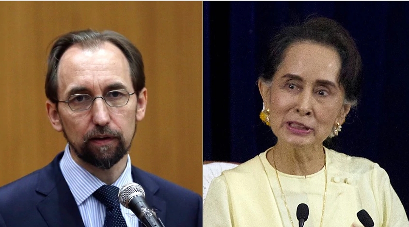 റോഹിങ്ക്യകള്‍ക്കെതിരെയുള്ള വംശഹത്യ; ആങ് സാന്‍ സൂകി രാജി വയ്ക്കണമെന്ന് ഐക്യരാഷ്ട്ര സഭ