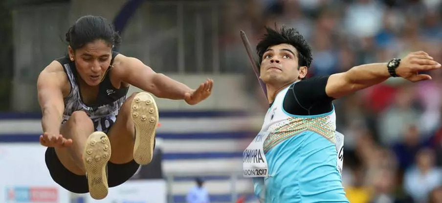 ജാവലിനില് പുതുചരിത്രം രചിച്ച് നീരജ്, ലോങ്ജംപില് നീനക്ക് വെള്ളി ജാവലിനില് പുതുചരിത്രം രചിച്ച് നീരജ്, ലോങ്ജംപില് നീനക്ക് വെള്ളി