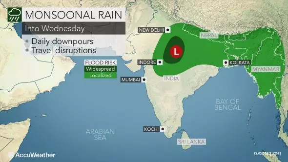 ഉത്തരേന്ത്യയില് കനത്തമഴ ഉത്തരേന്ത്യയില് കനത്തമഴ