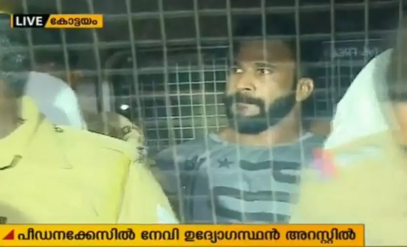 പീഡനക്കേസില്‍ മുന്‍ മിസ്റ്റര്‍ ഏഷ്യയായ നേവി ഉദ്യോഗസ്ഥന്‍ അറസ്റ്റില്‍