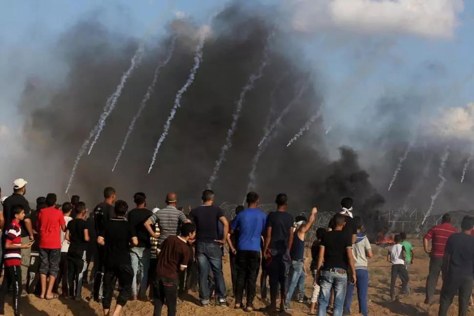 ഗാസാ അതിര്‍ത്തിയിലെ പ്രതിഷേധത്തില്‍ പതിനേഴുകാരനായ ഫലസ്തീനി കൊല്ലപ്പെട്ടു