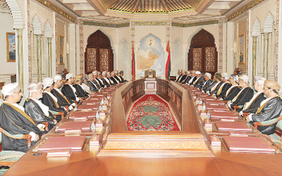 ഒമാൻ ഭരണാധികാരി സുൽത്താൻ ഖാബൂസ് ബിൻ സെയ്തിന്റെ അധ്യക്ഷതയിൽ മന്ത്രിസഭാ കൗൺസിൽ യോഗം നടന്നു ഒമാൻ ഭരണാധികാരി സുൽത്താൻ ഖാബൂസ് ബിൻ സെയ്തിന്റെ അധ്യക്ഷതയിൽ മന്ത്രിസഭാ കൗൺസിൽ യോഗം നടന്നു