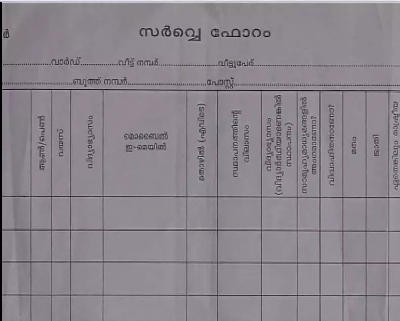 ലോക്സഭാ തെരഞ്ഞെടുപ്പ് മുന്നില്കണ്ട് പ്രത്യേക സര്വേയുമായി സി.പി.എം ലോക്സഭാ തെരഞ്ഞെടുപ്പ് മുന്നില്കണ്ട് പ്രത്യേക സര്വേയുമായി സി.പി.എം
