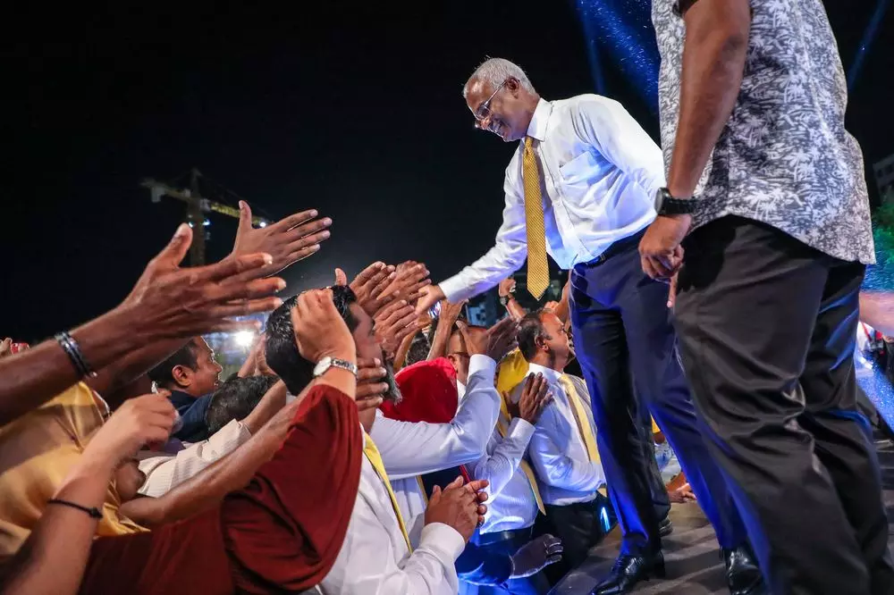 മാലദ്വീപ് പ്രസിഡന്റ് തെരഞ്ഞെടുപ്പില്‍ പ്രതിപക്ഷത്തിന് ജയം; നിലവിലെ പ്രസിഡന്റ് അബ്ദുള്ള യമീന് തിരിച്ചടി