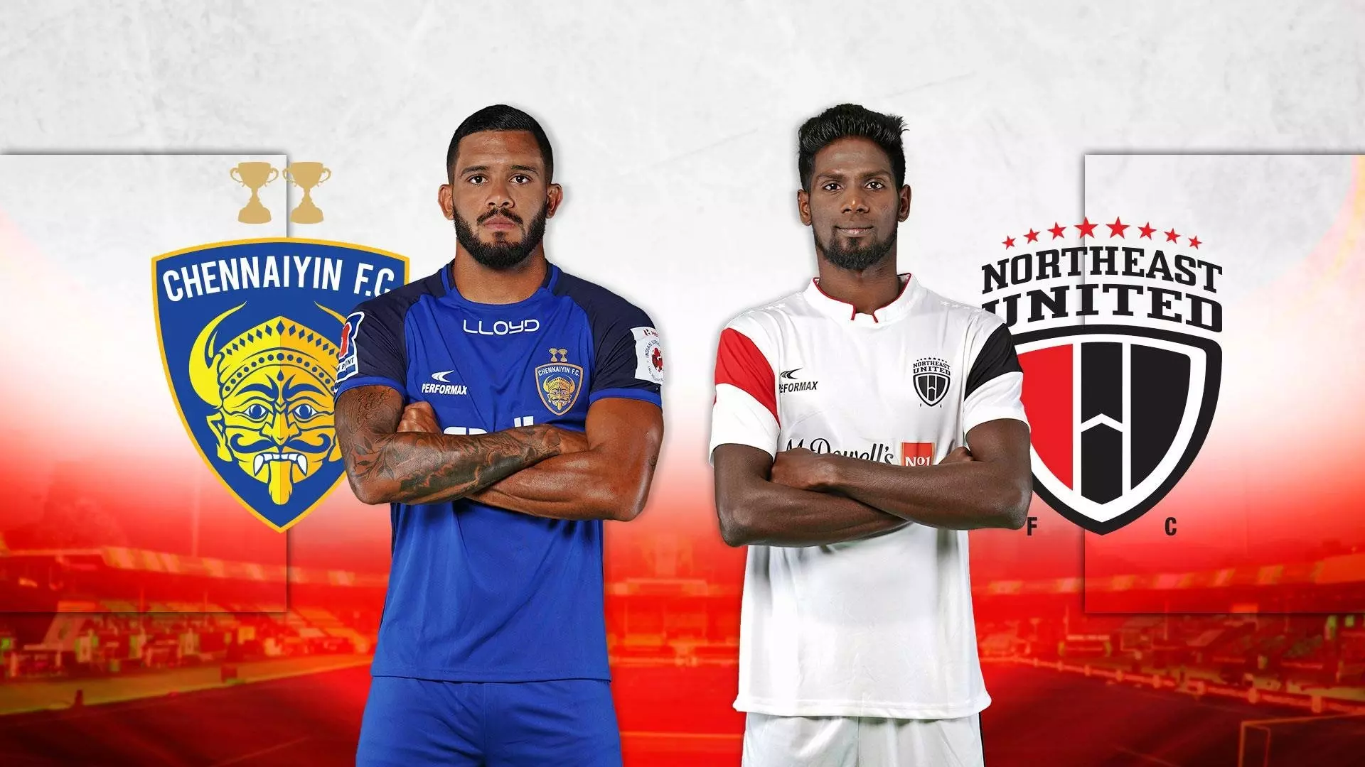 എെ.എസ്.എല്: ചെന്നൈയിന് എഫ്.സി ഇന്ന് നോര്ത്ത് ഈസ്റ്റ് യുണൈറ്റഡിനെ നേരിടും എെ.എസ്.എല്: ചെന്നൈയിന് എഫ്.സി ഇന്ന് നോര്ത്ത് ഈസ്റ്റ് യുണൈറ്റഡിനെ നേരിടും