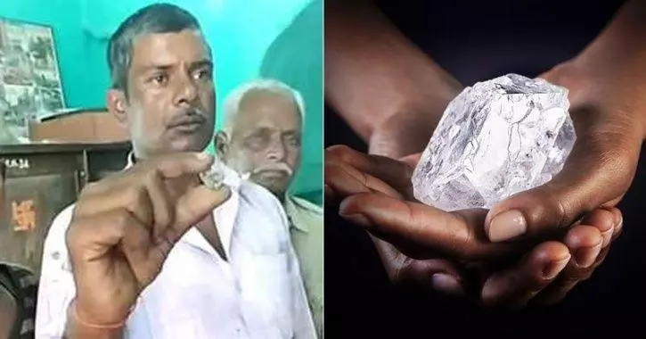 വെറുതെയൊന്ന് കുഴിച്ചപ്പോള്‍ തൊഴിലാളിക്ക് കിട്ടിയത് ഒന്നര കോടി രൂപയുടെ വജ്രം