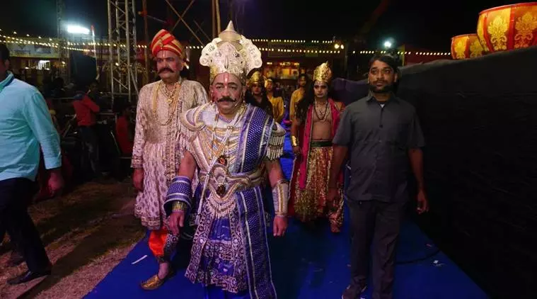 സീതയുടെ അച്ഛനായി അണിഞ്ഞൊരുങ്ങി കേന്ദ്ര ശാസ്ത്ര സാങ്കേതിക വകുപ്പു മന്ത്രി; വിമർശനവുമായി  സോഷ്യൽ മീഡിയ 