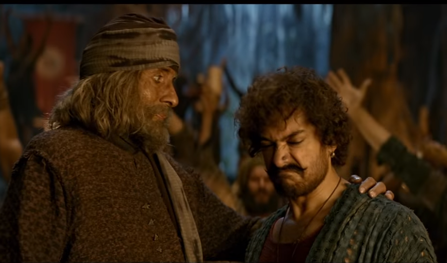 തകര്‍പ്പന്‍ ഡാന്‍സുമായി ബിഗ്ബിയും ആമിറും;  ‘തഗ്‌സ് ഓഫ് ഹിന്ദുസ്ഥാനി’ലെ ഗാനം കാണാം