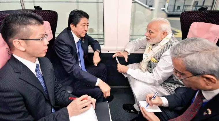 നരേന്ദ്രമോദി ജപ്പാനില്‍: ഷിൻസോ ആബെയുമായി കൂടിക്കാഴ്ച നടത്തി